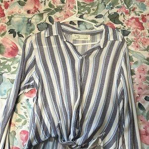 Size Small Vintage Havana Shirt that Ties